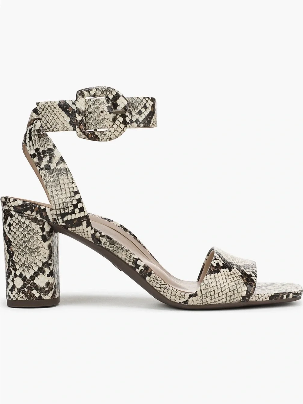 NEW in box - Vionic Snake-Print Block Heel Sandal with arch support